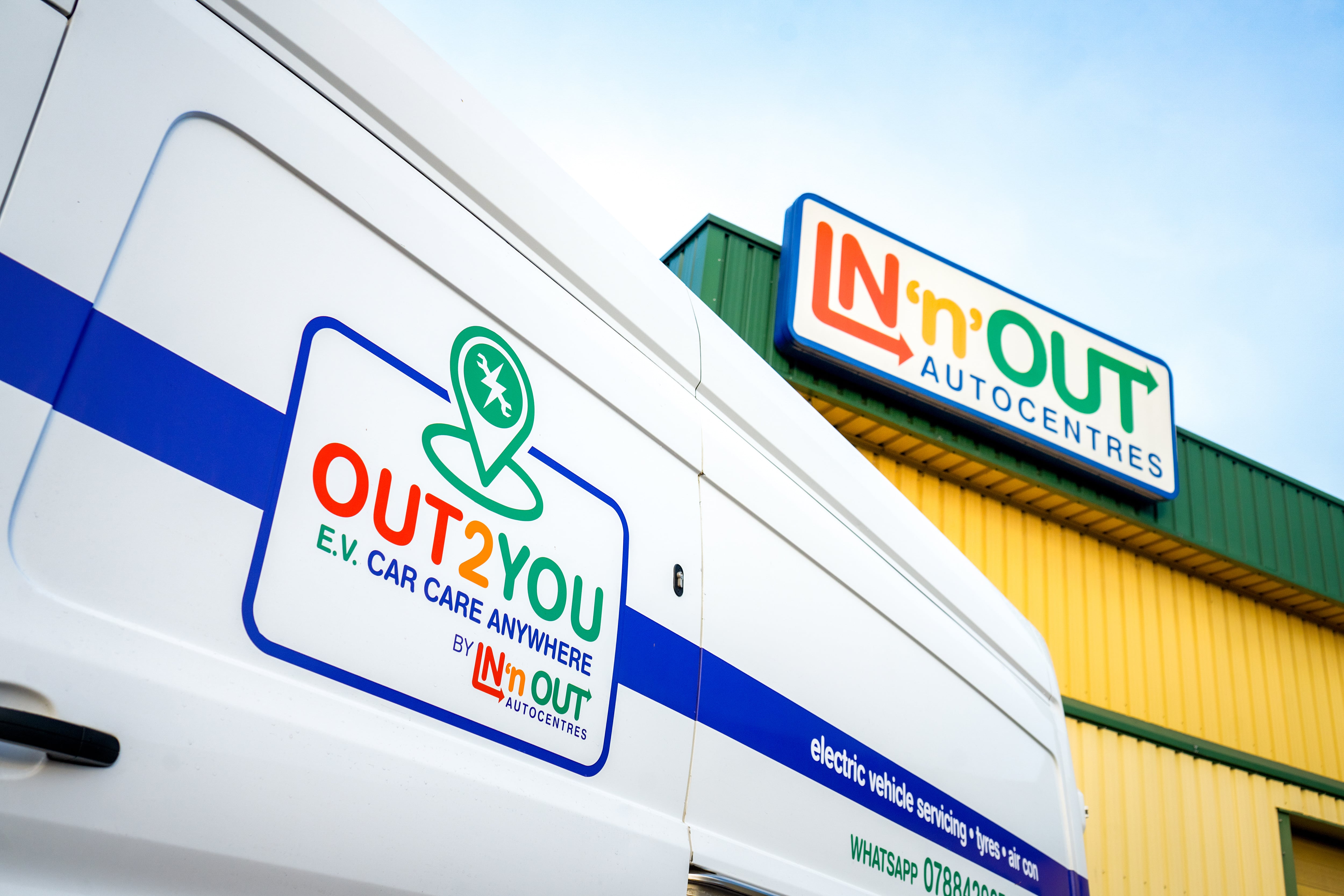 EV Mobile Van at IN'n'OUT Autocentres