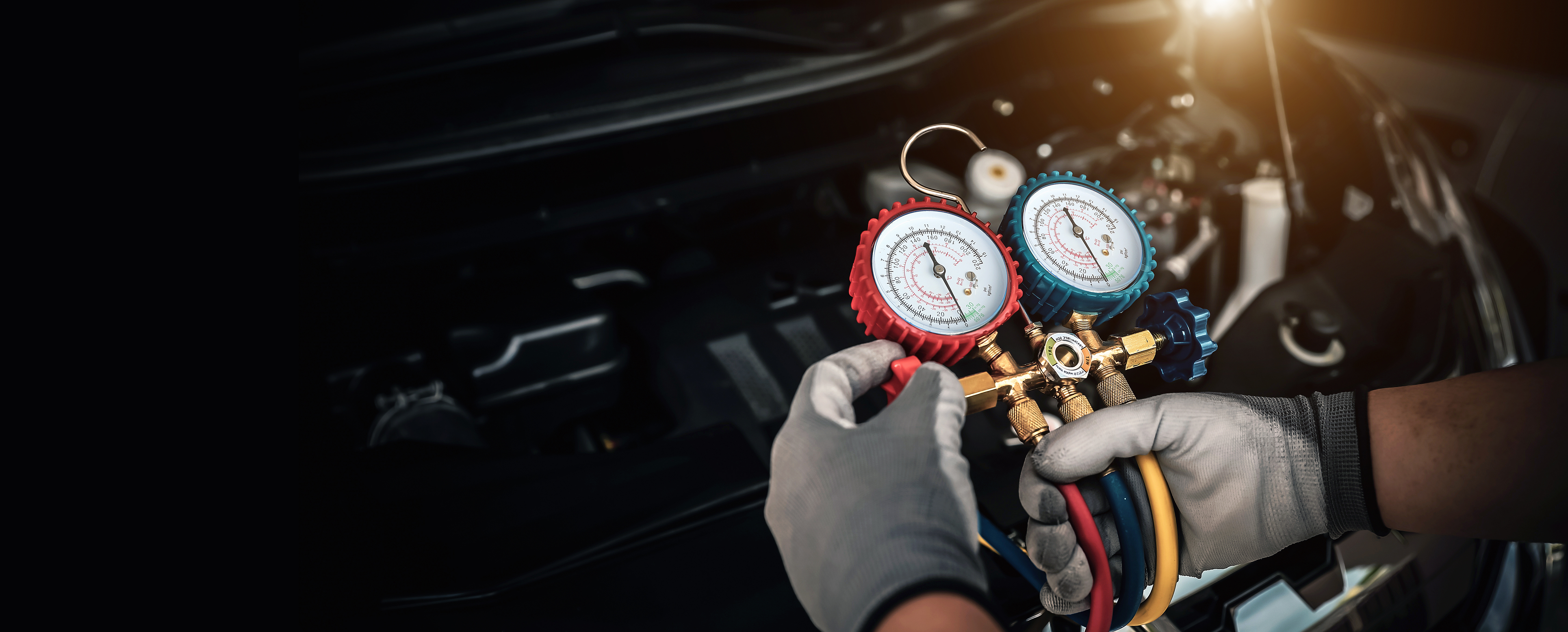 Air conditioning regas at IN'n'OUT